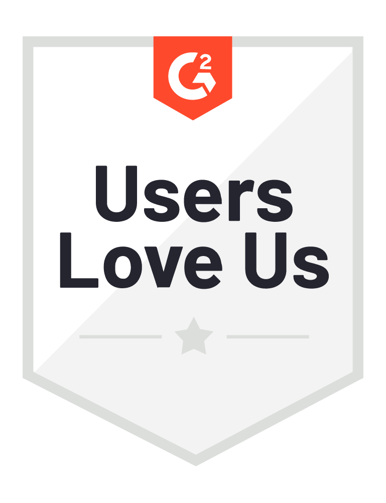 transportation management systems users love us badge